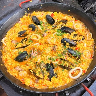 Seafood Paella (Paella de Mariscos)